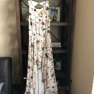Haute Hippie floral print silk dress size xs